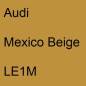 Preview: Audi, Mexico Beige, LE1M.